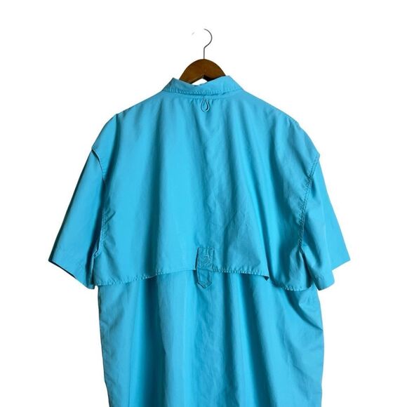 Reel legends light blue fishing shirt. Size xl - Picture 5 of 6